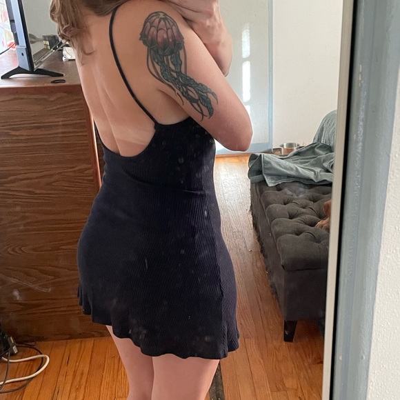 Topshop Ribbed Mini Dress - Picture 2 of 6